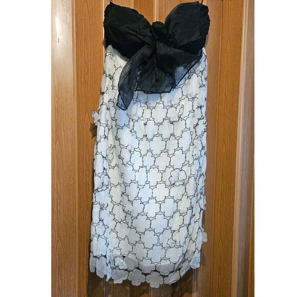 Be seduced Luxe NWT Size 4 silk strapless dress size 8 - Picture 1 of 9